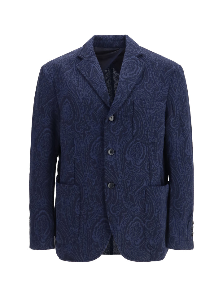 Single-breasted Arnica Jacquard wool-blend Jacket 1