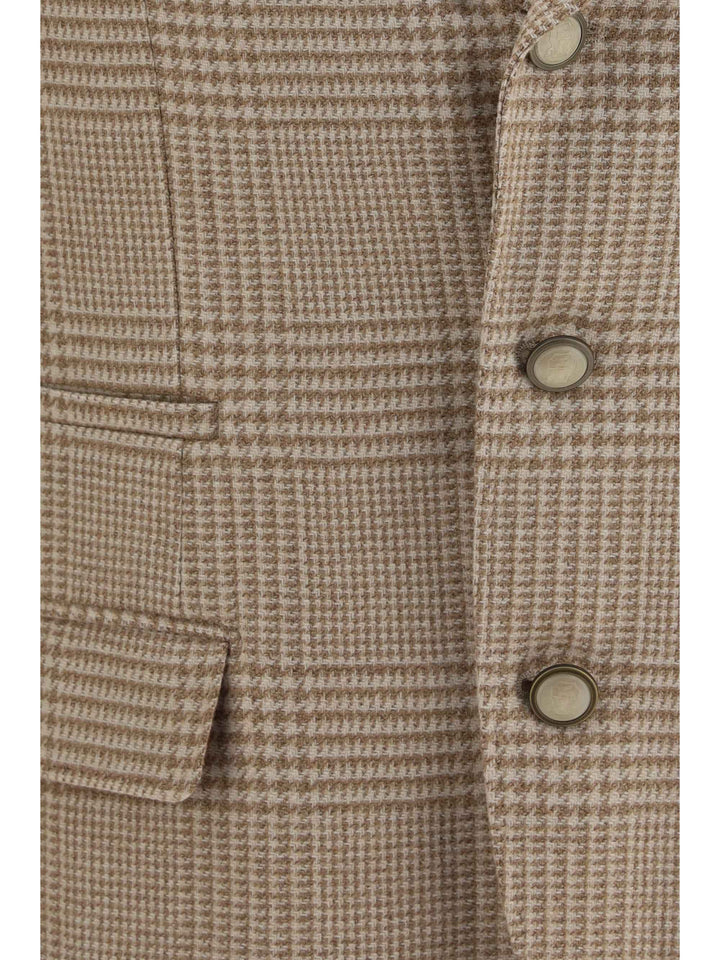 Single breasted checked Blazer