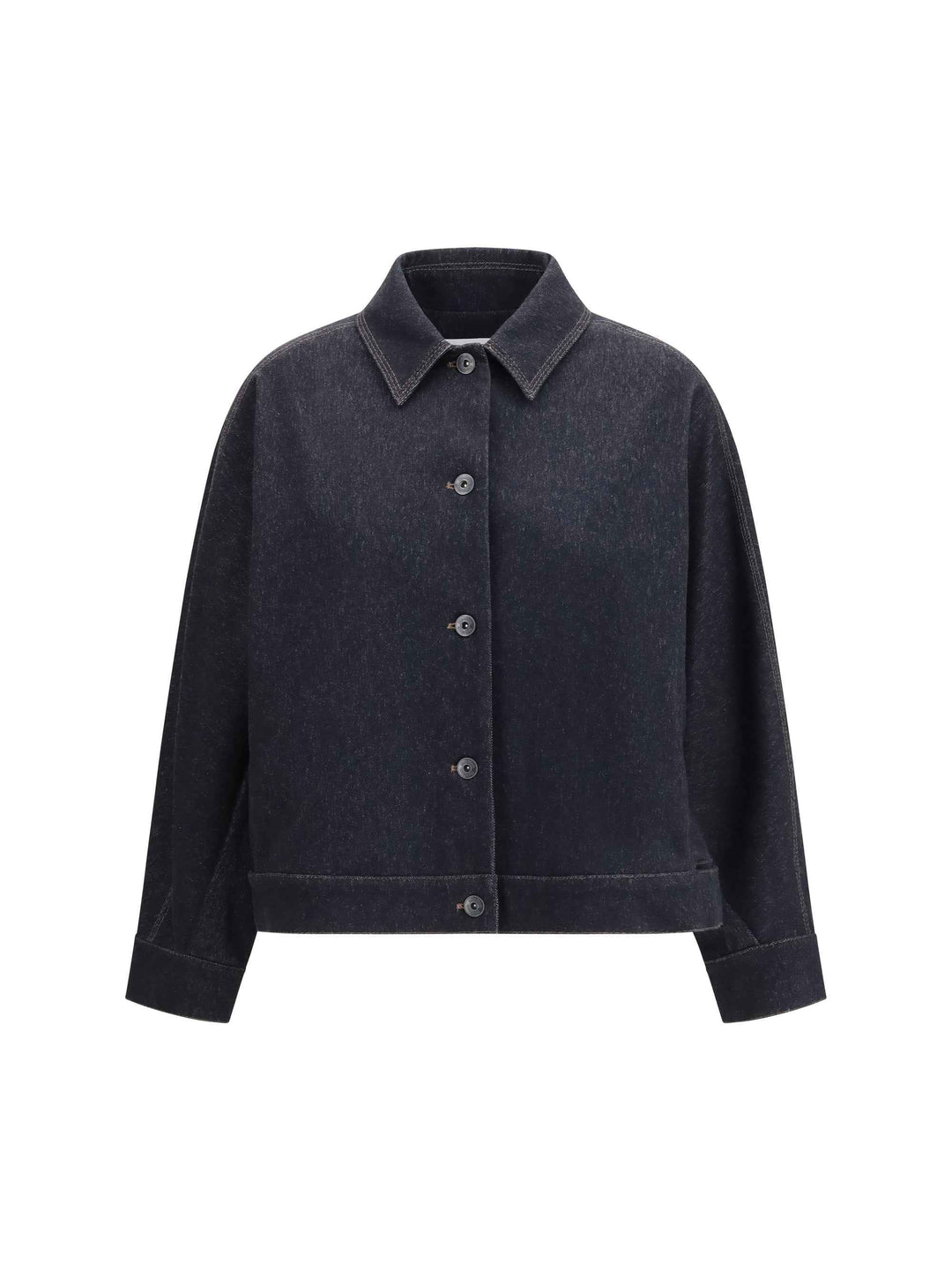 Denim print jersey Jacket