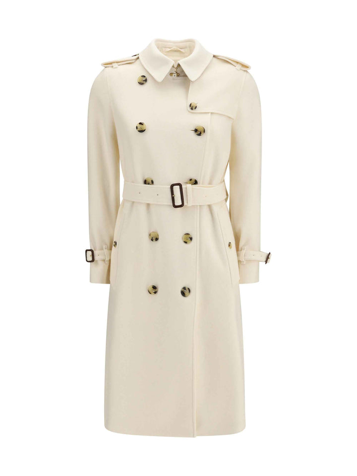 Long Kensington cashmere Trench Coat