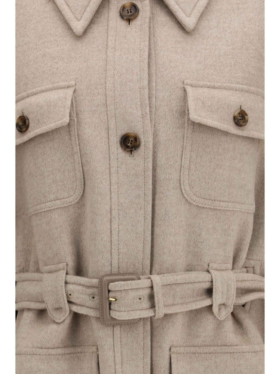 Nettare cashmere Cape with belt