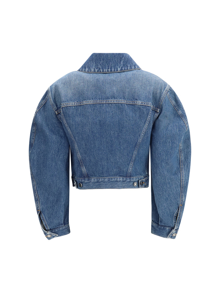 Denim crop Jacket 2