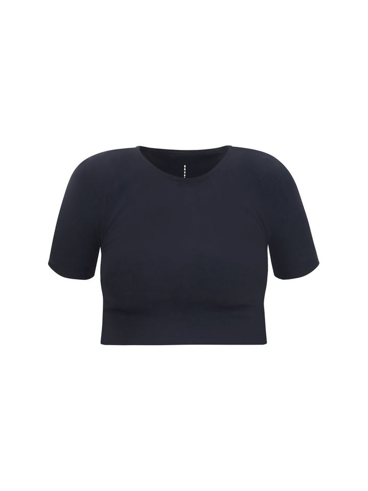 Seamless fitted sports T-shirt 1