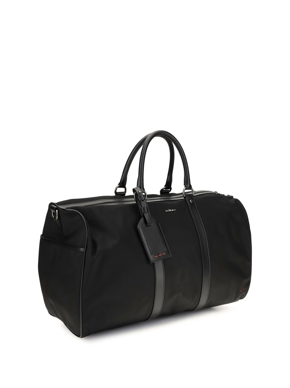 Leather-trim Travel Duffle Bag 2