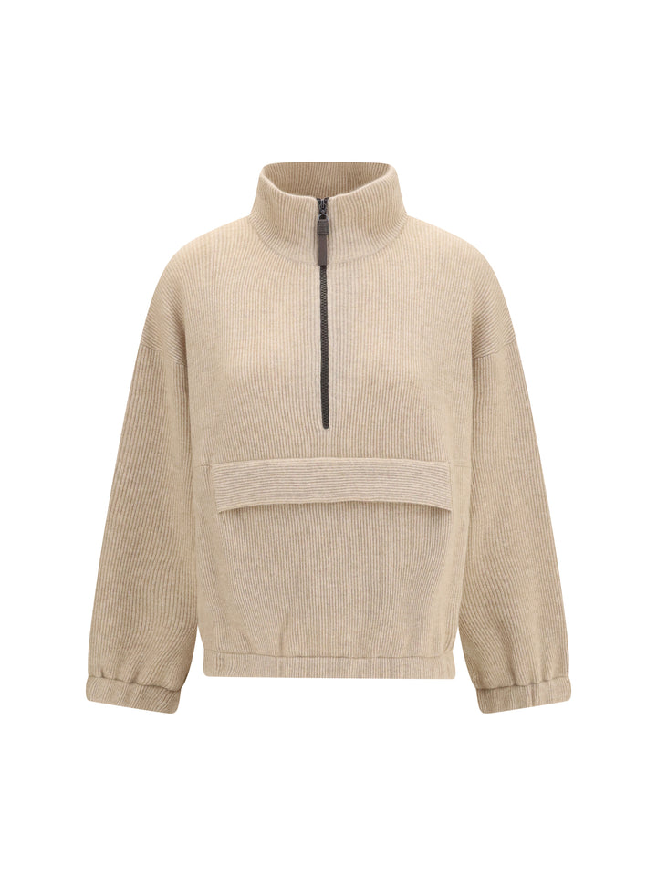 Cashmere half-zip Sweater 1