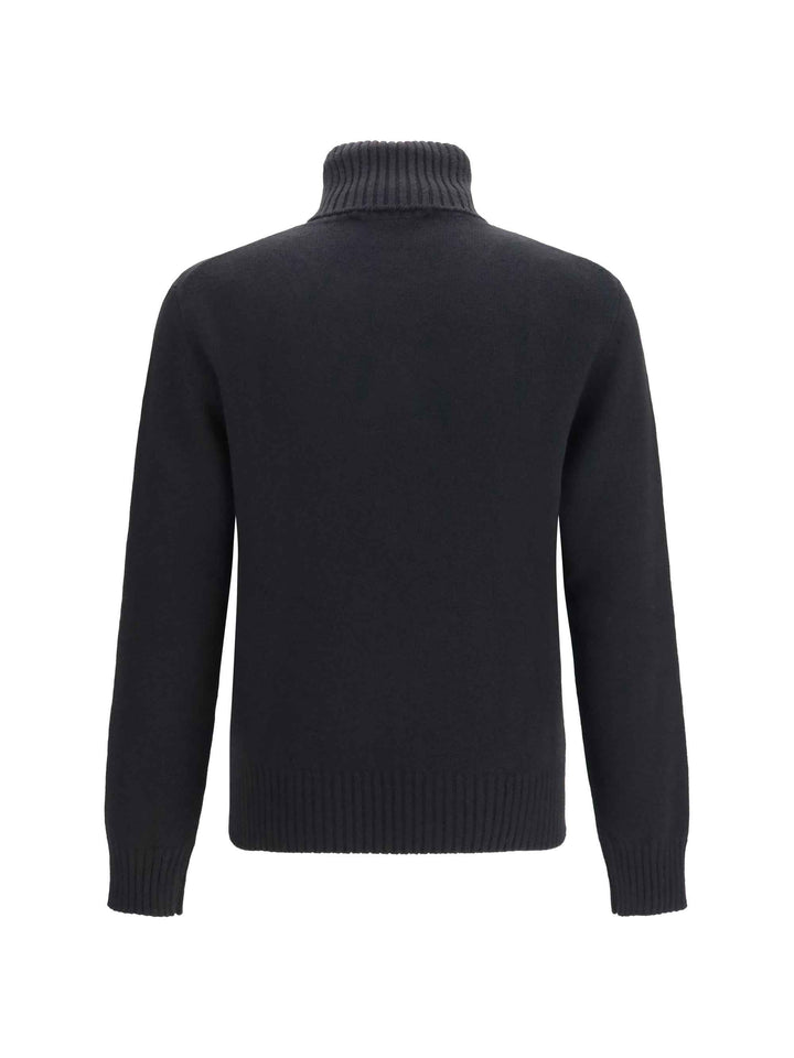 Embroidered logo high-neck Sweater