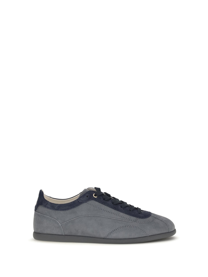 Nubuck and suede Sneakers with Slim sole 1