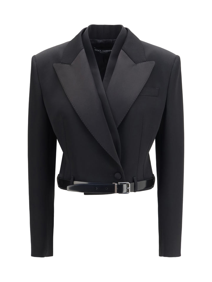 Sicilia double-breasted wool gabardine Jacket 1