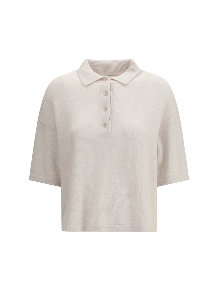 Short-sleeve polo neck Sweater 1