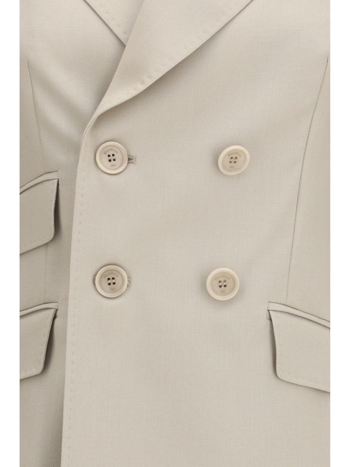 Placido double-breasted Blazer in wool, mohair, and silk 3
