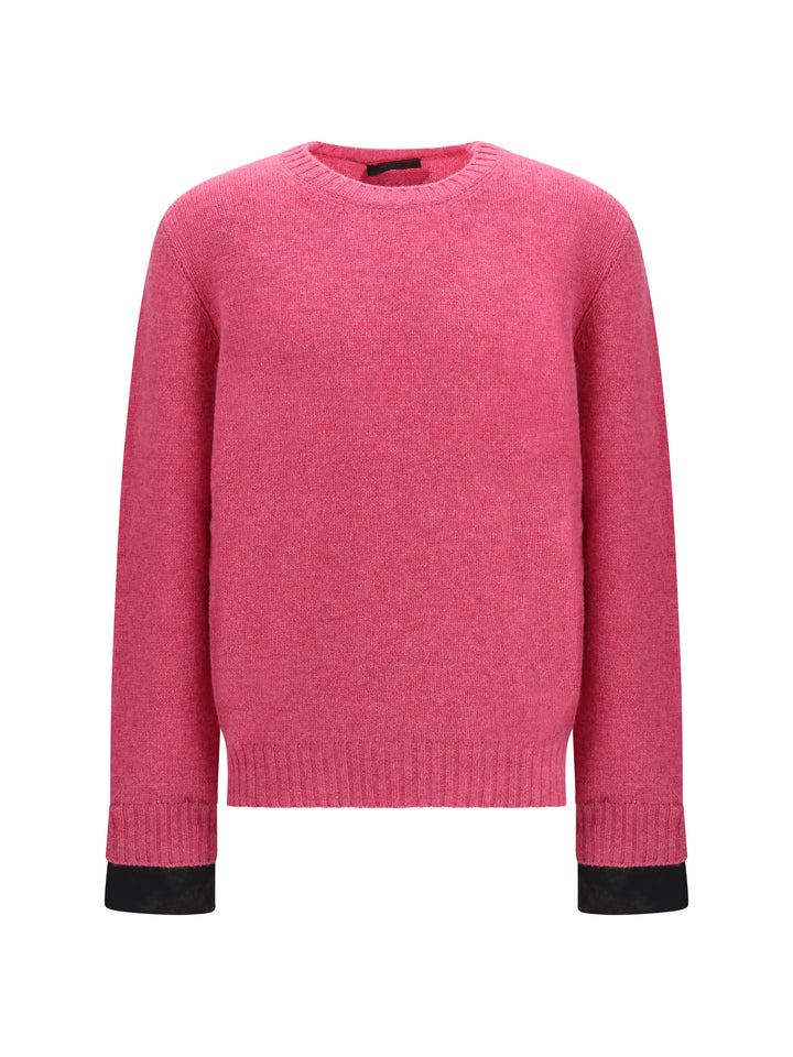 Shetland wool crewneck Sweater 1
