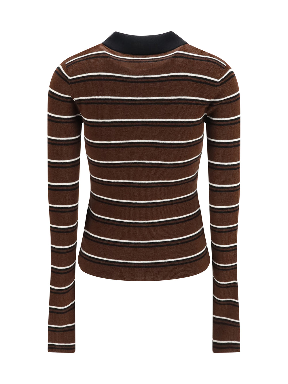 Striped Merino Polo Shirt 2