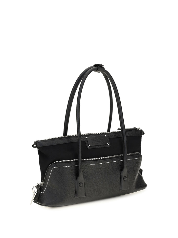 5AC Shoulder Bag in leather with logo 2