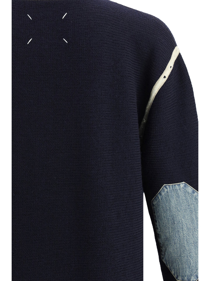 Wool half-zip high-neck 3