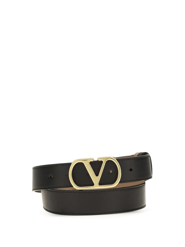 Reversible VLogo Signature Belt 1