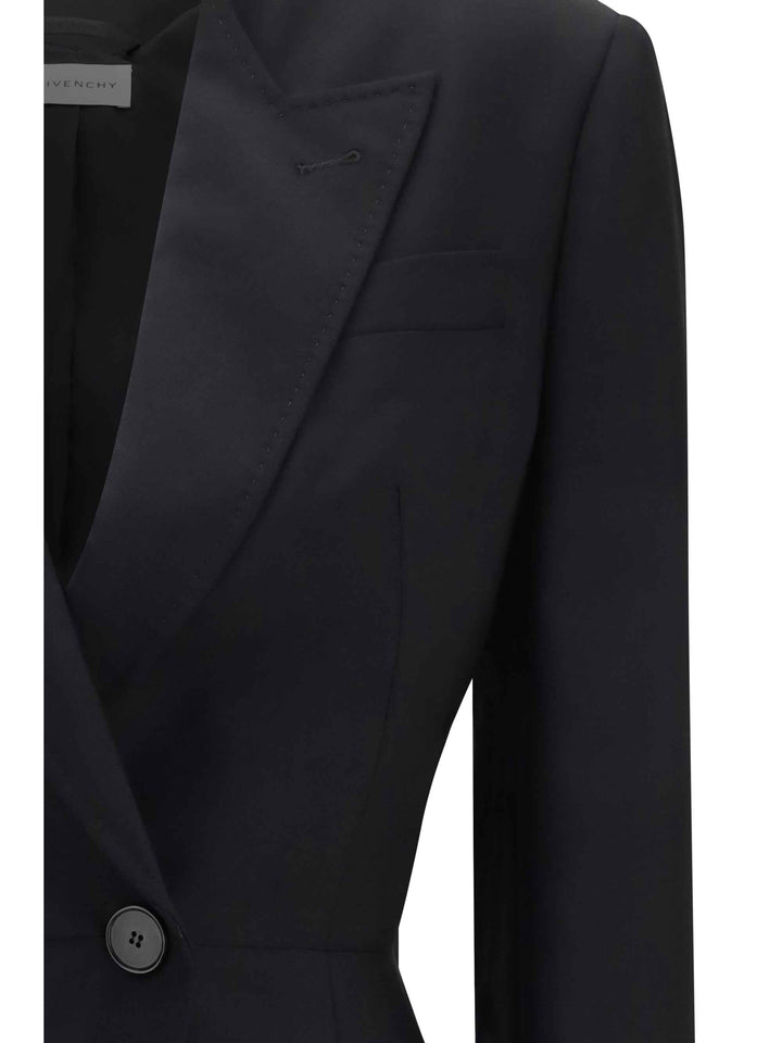 Cut-out double-breasted Blazer