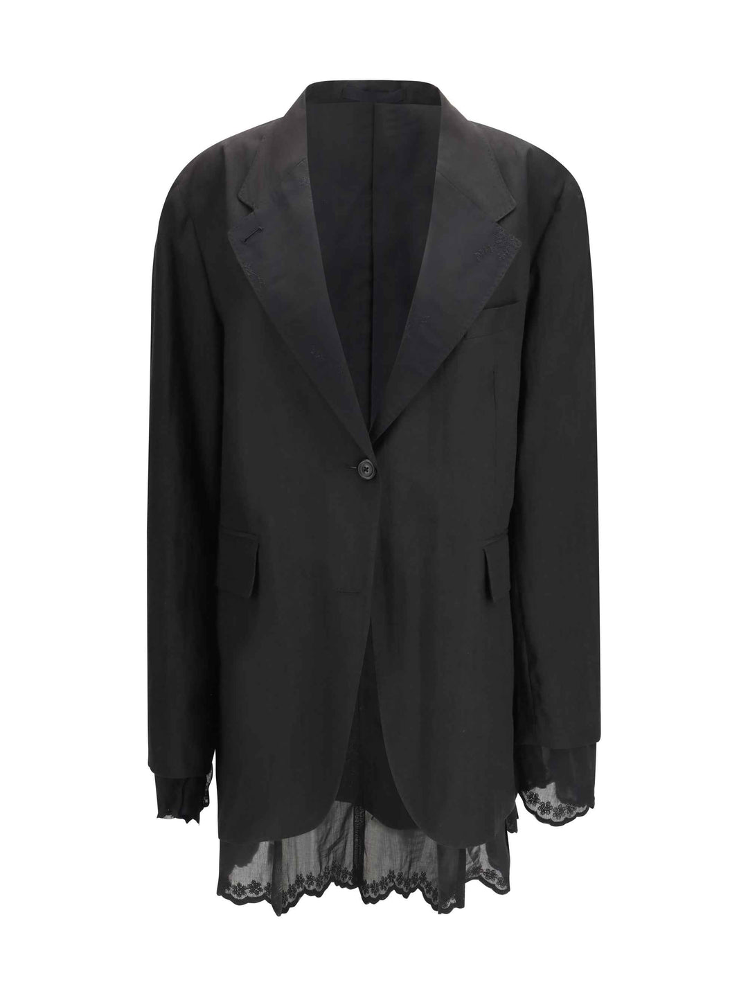 Reversible drip single breasted Blazer
