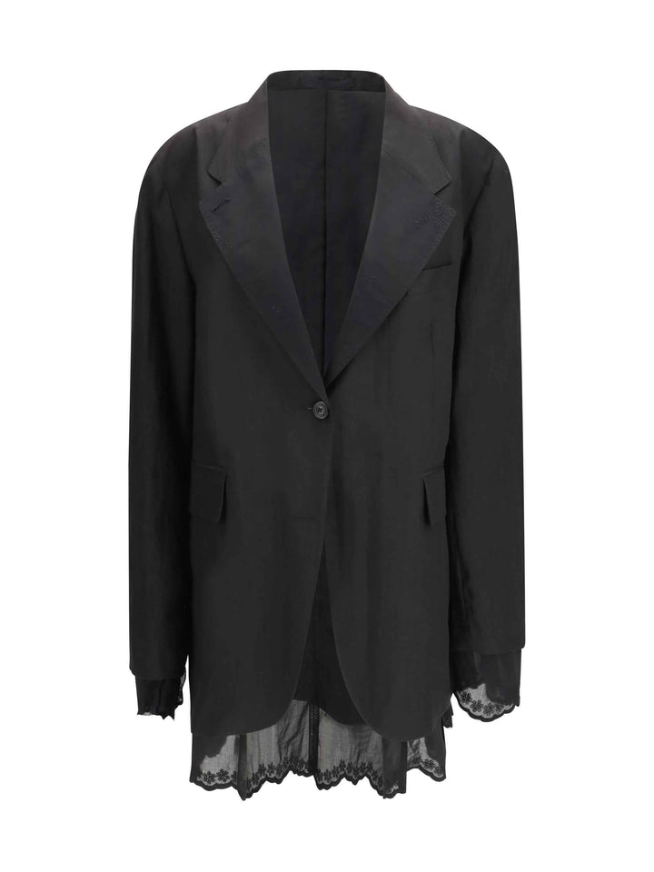 Reversible drip single breasted Blazer