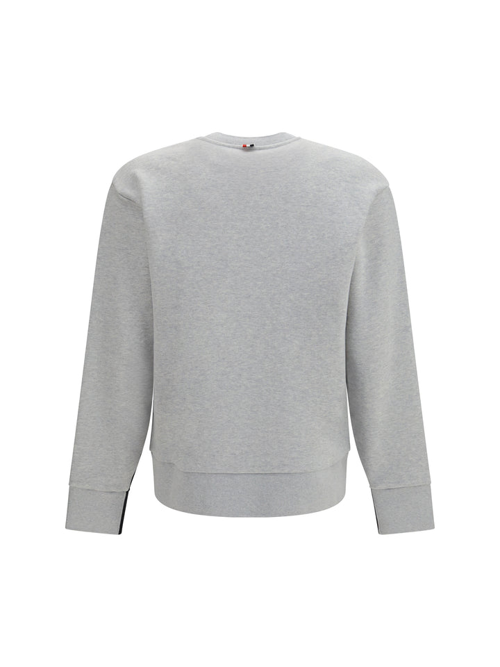 Colorblock Crewneck Sweatshirt with 4-bar detail 2