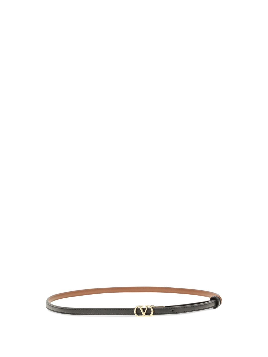Reversible VLogo Signature glossy calfskin Belt 2