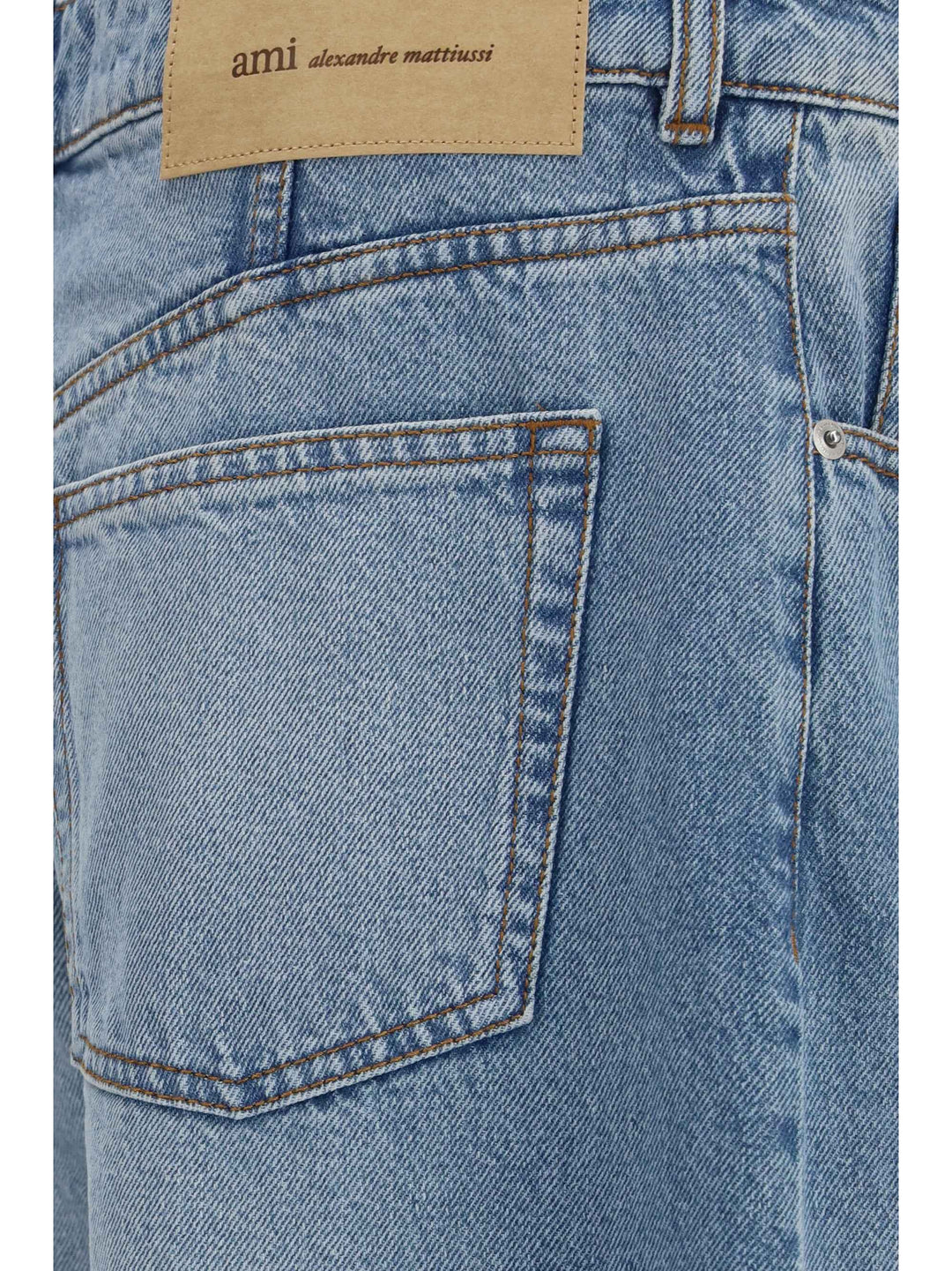 Cotton wide-leg Jeans