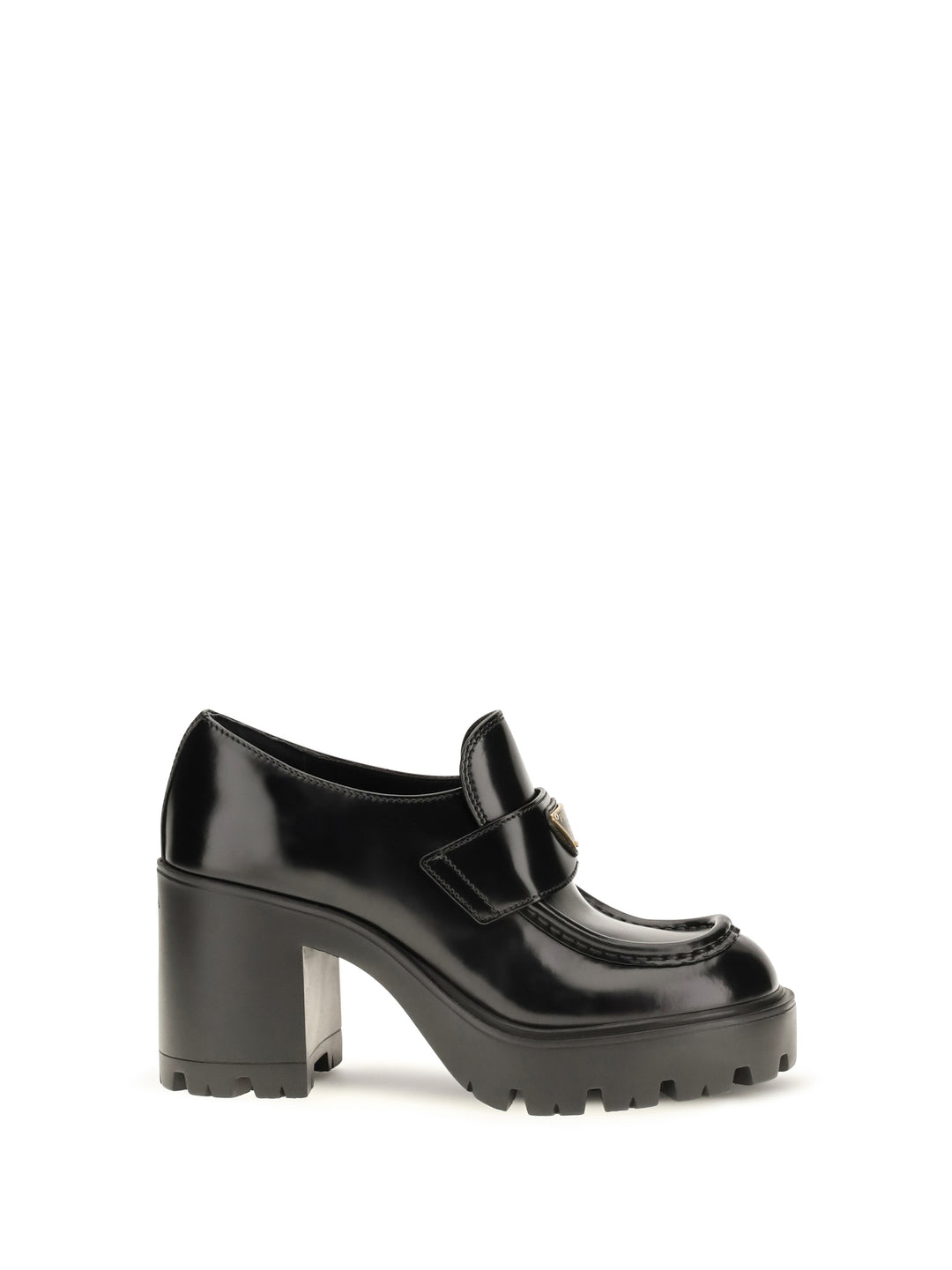 Leather heeled Loafers 1