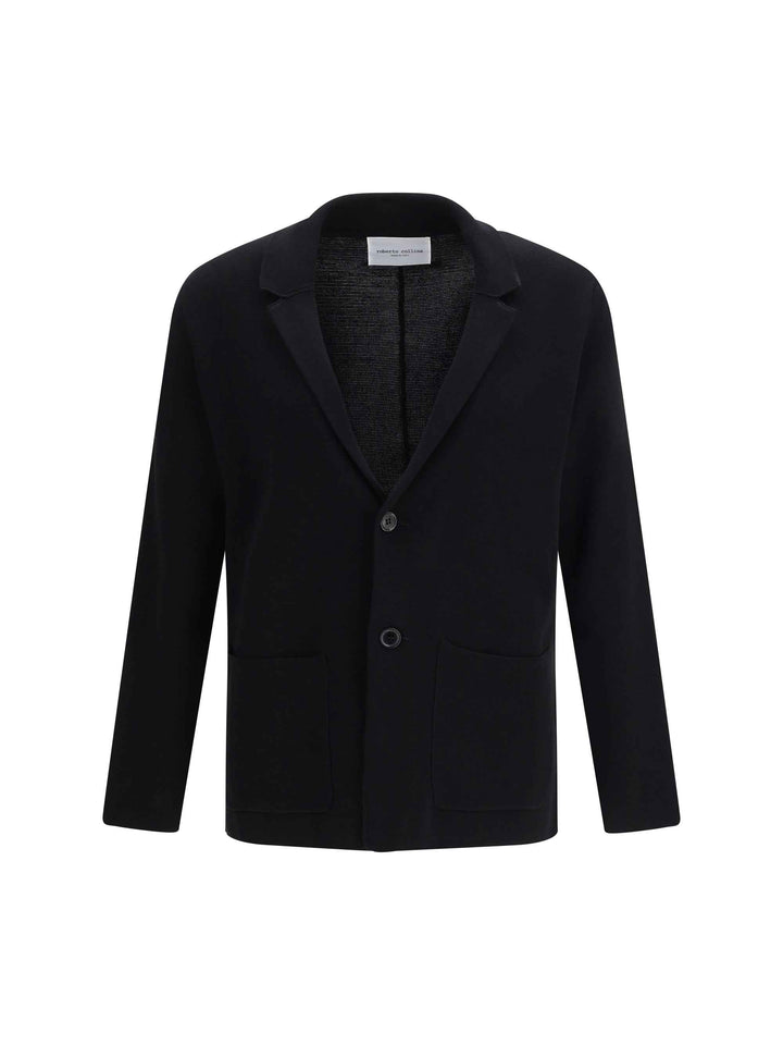 Knit Jacket with lapels