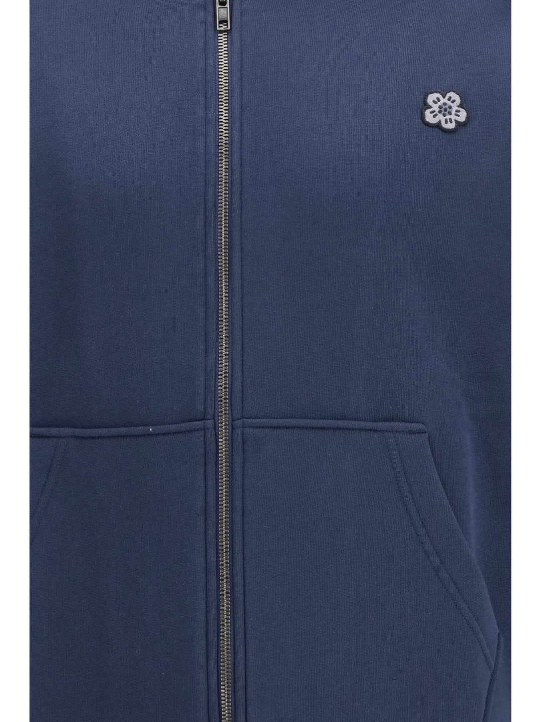 Boke Flower embroidered zip Hoodie 3