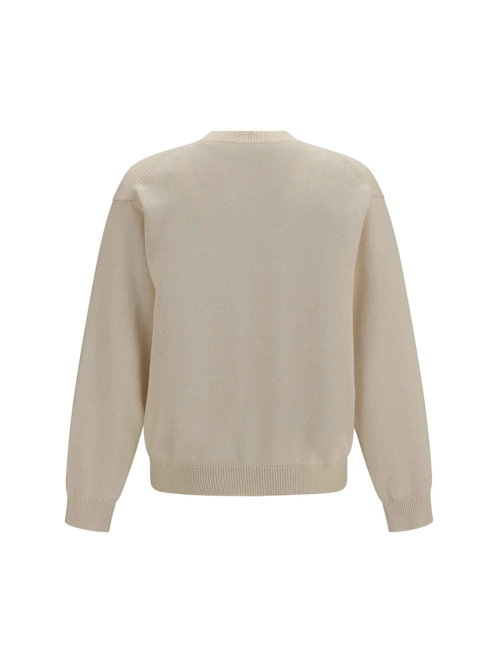 Kenzo Paris emblem embroidered wool and cotton Sweater