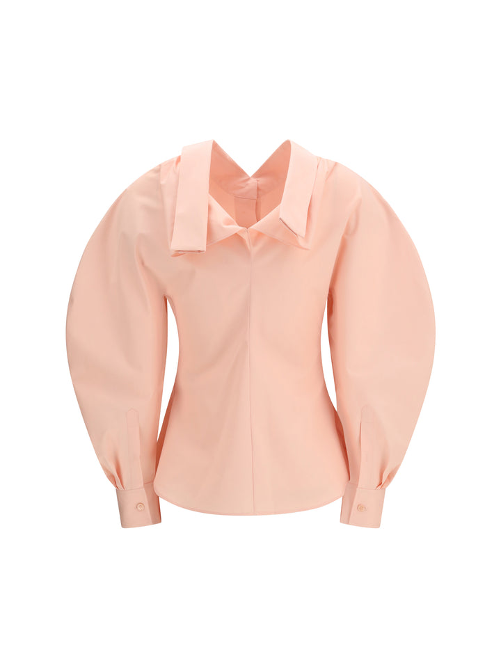 Cut-out cotton poplin Shirt 2