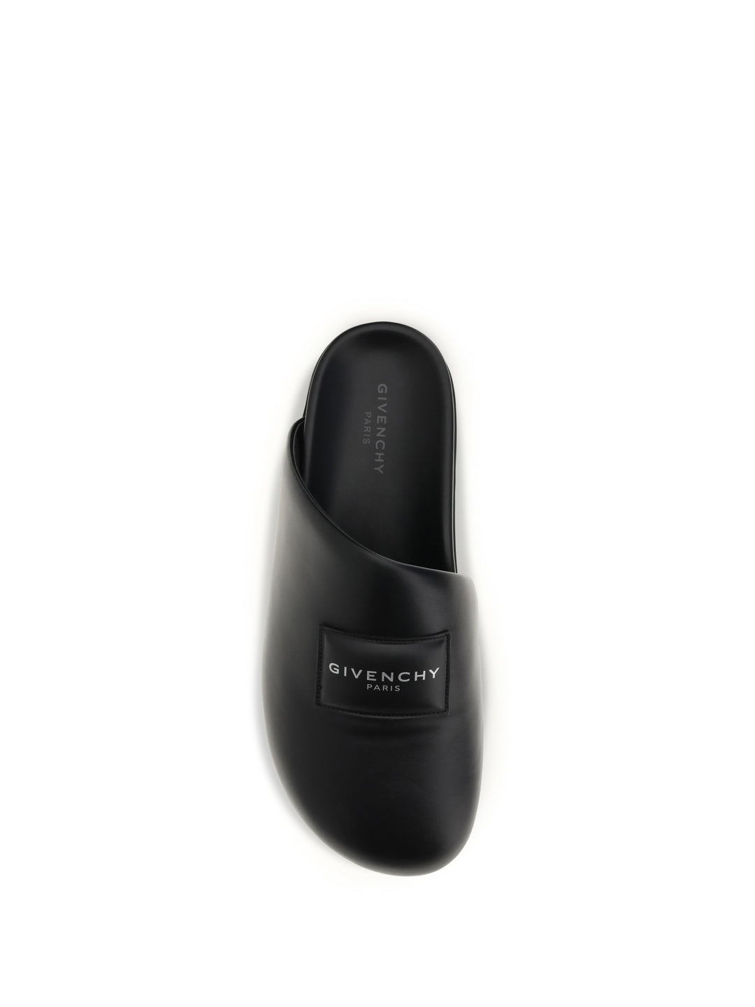 Leather Puffy Mules 4
