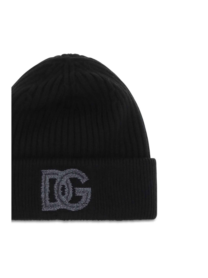 Logo English rib knit Beanie