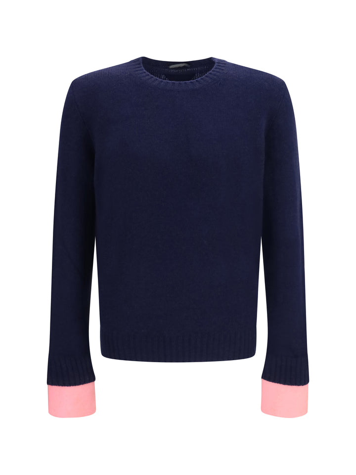 Shetland wool crewneck Sweater 1