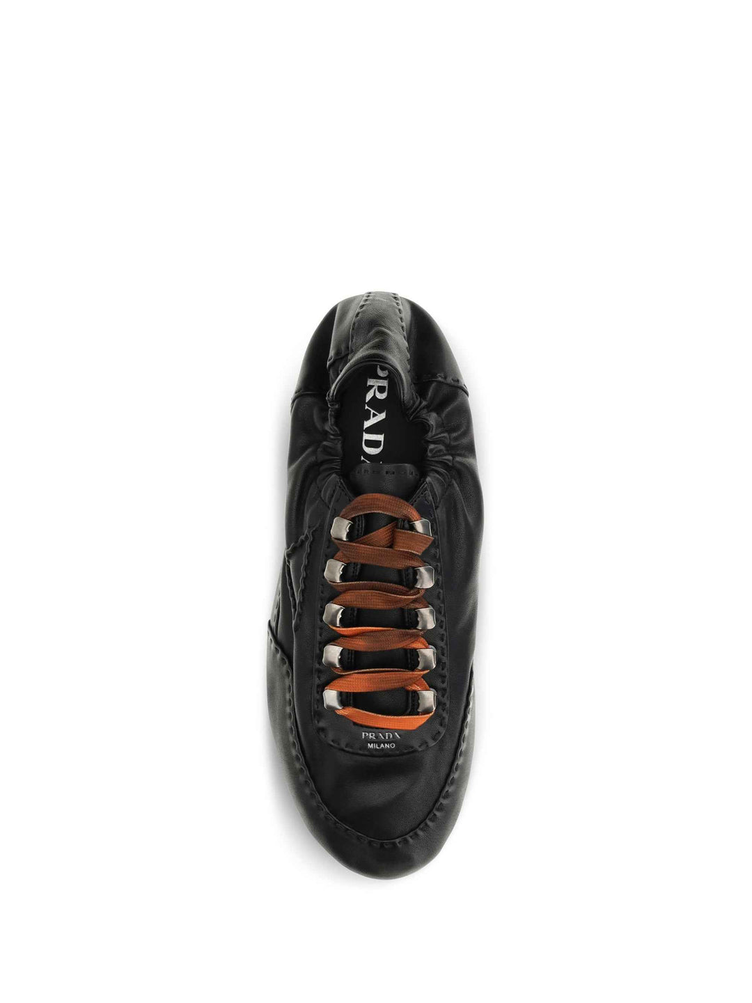 Collapse aged nappa leather Sneakers