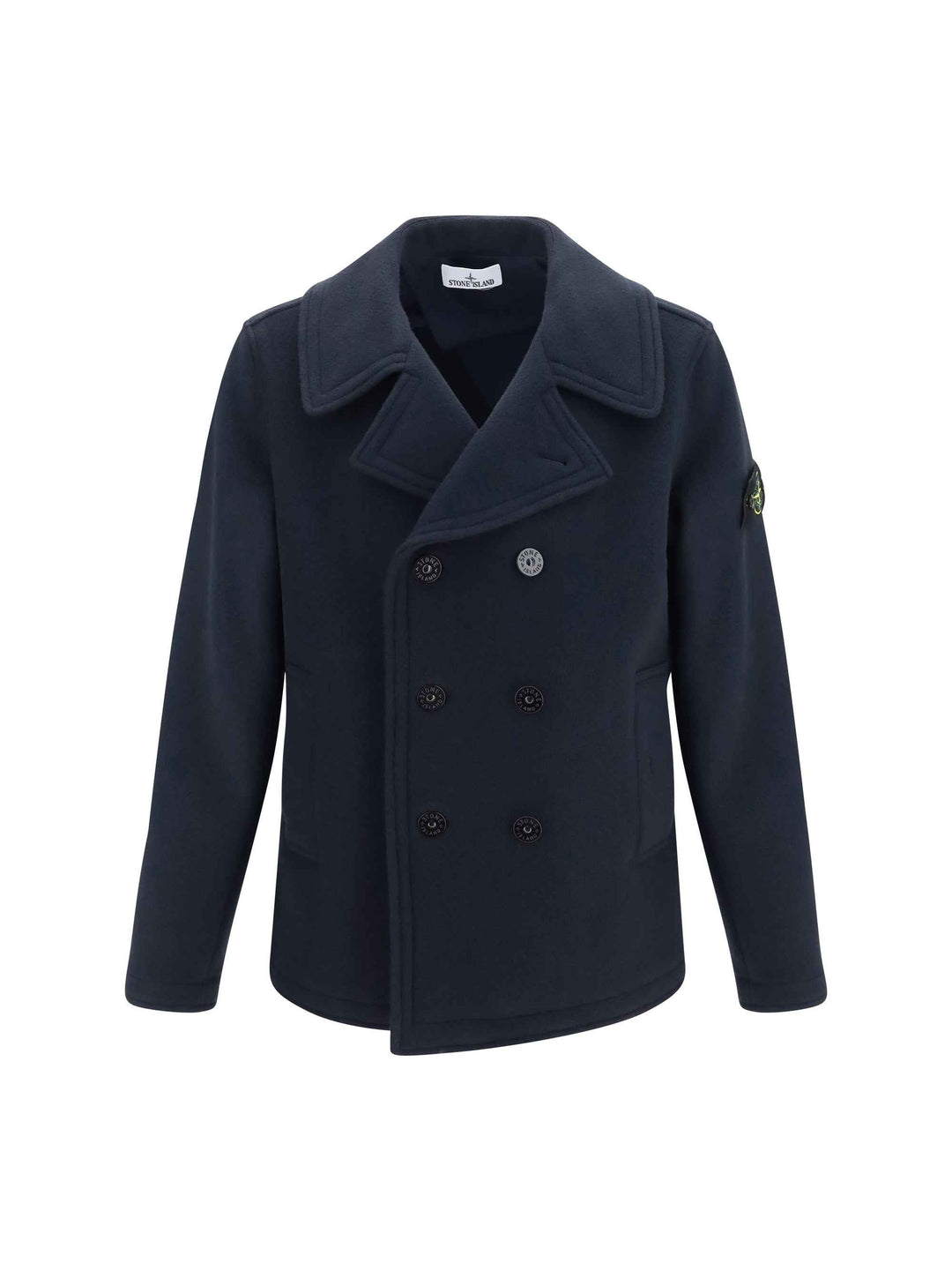 Double-breasted wool and cashmere Jacket