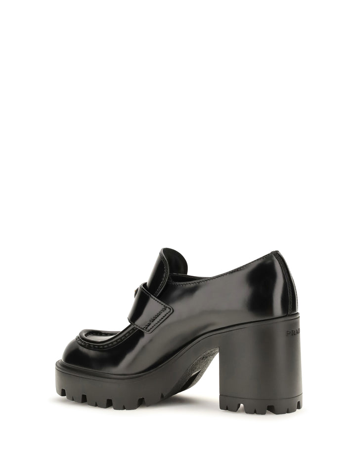 Leather heeled Loafers 3