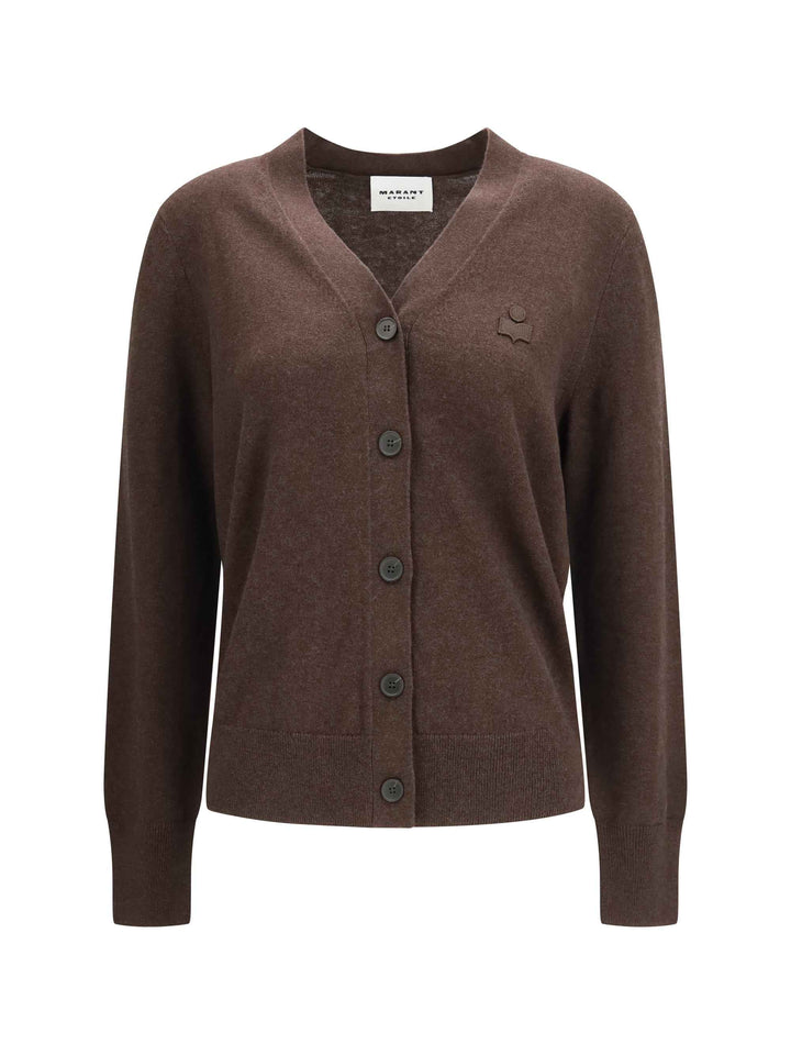 MARANT ETOILE Knitwear in CHOCOLATE CA0104FAC1L17E_50CL