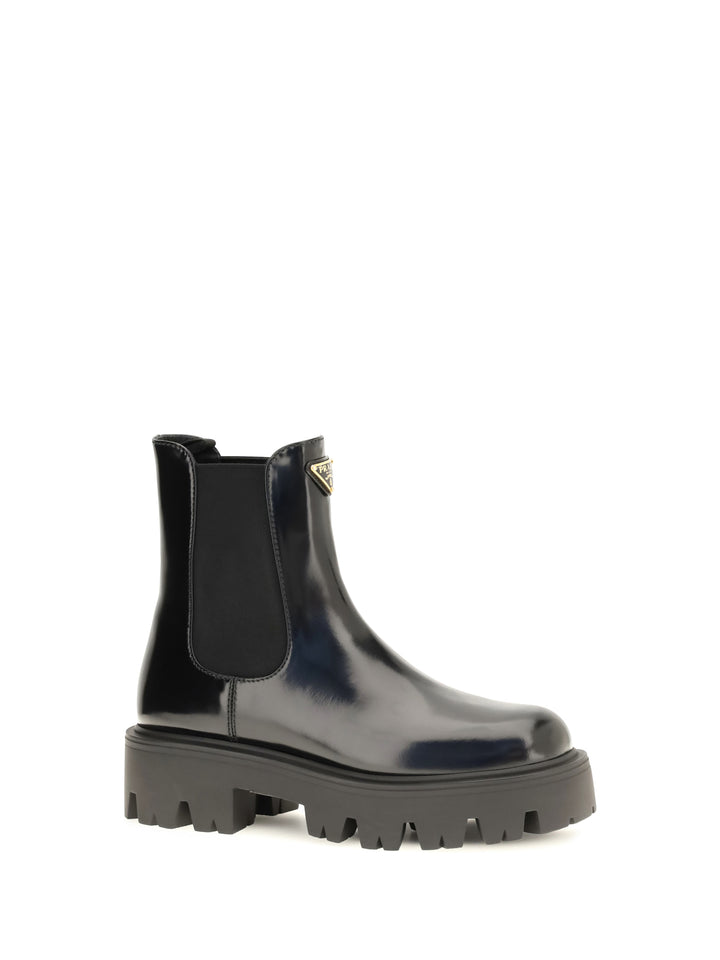 Brushed leather ankle Boots 2