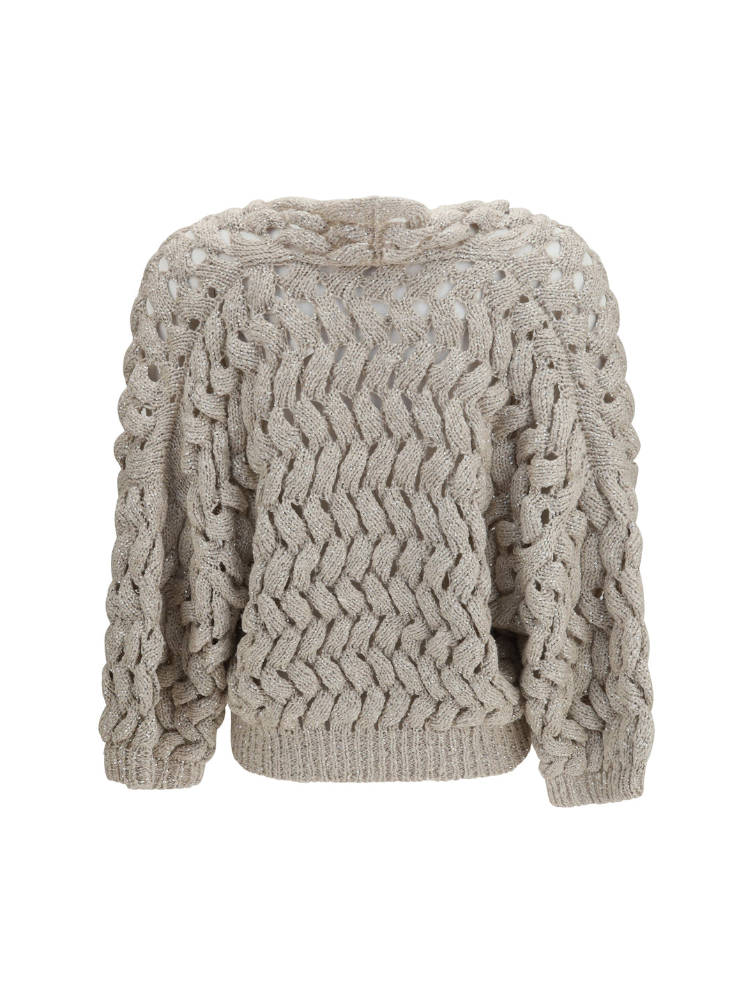 Openwork sequin Cardigan 2