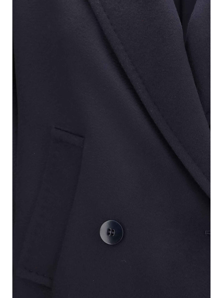 Double breasted wool drap Coat