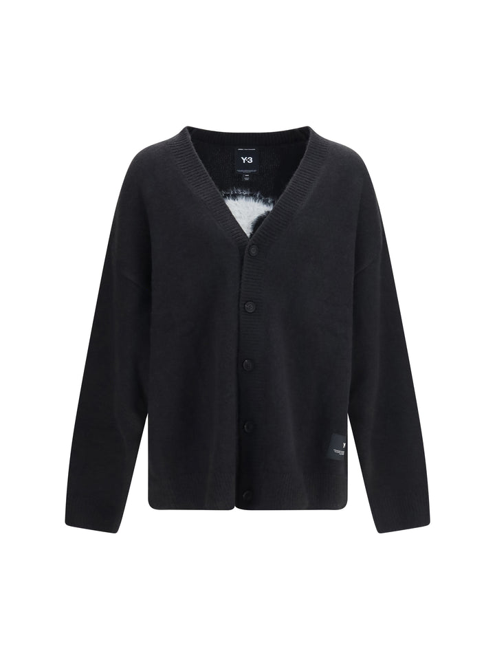 Chito V-neck Cardigan with graphic back 1