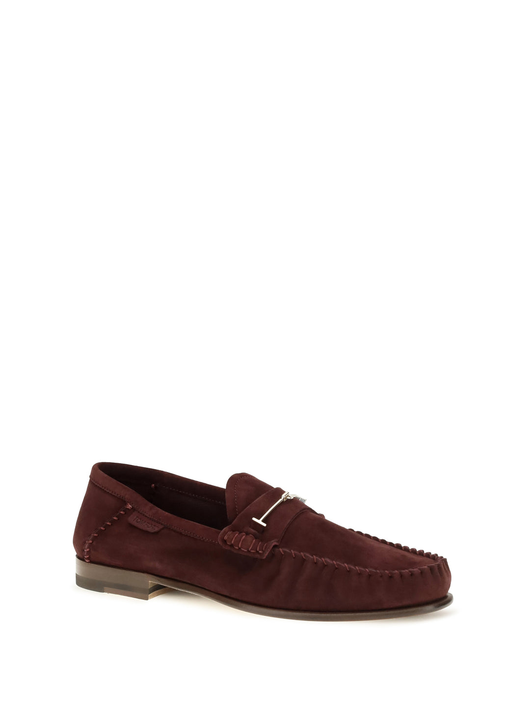 Suede leather T-strap Loafers 2