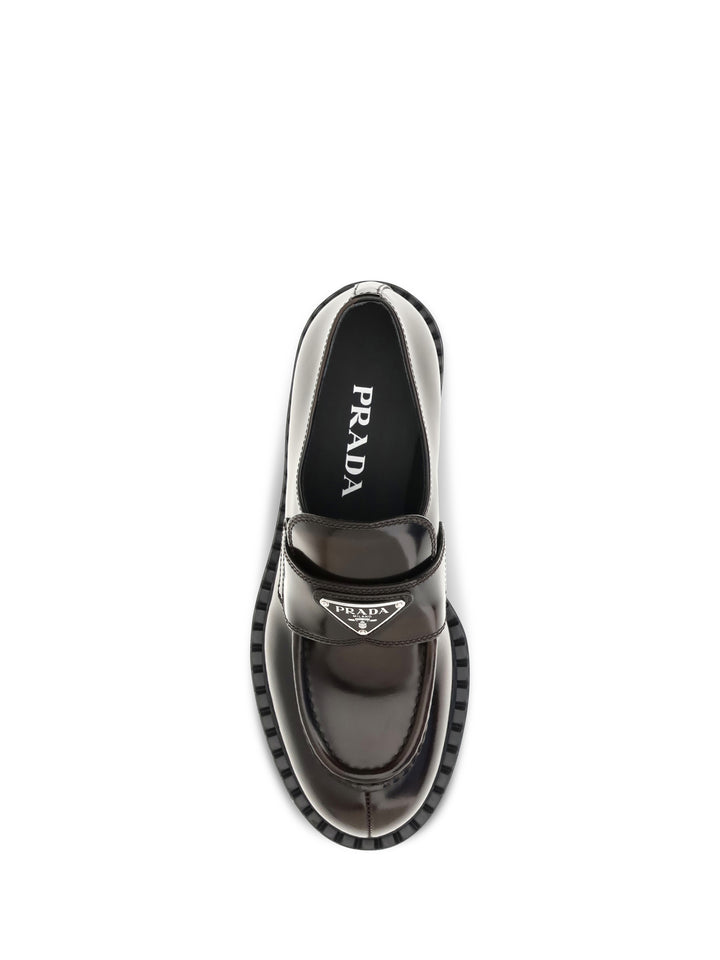 Leather logo Loafers 4