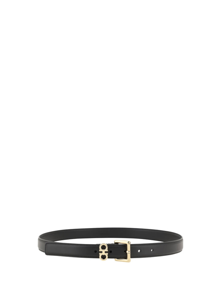 Gancini leather Belt 2