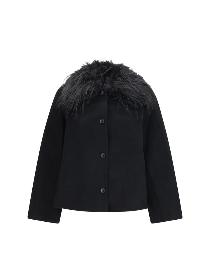 Rafe Jacket with faux-fur collar 1