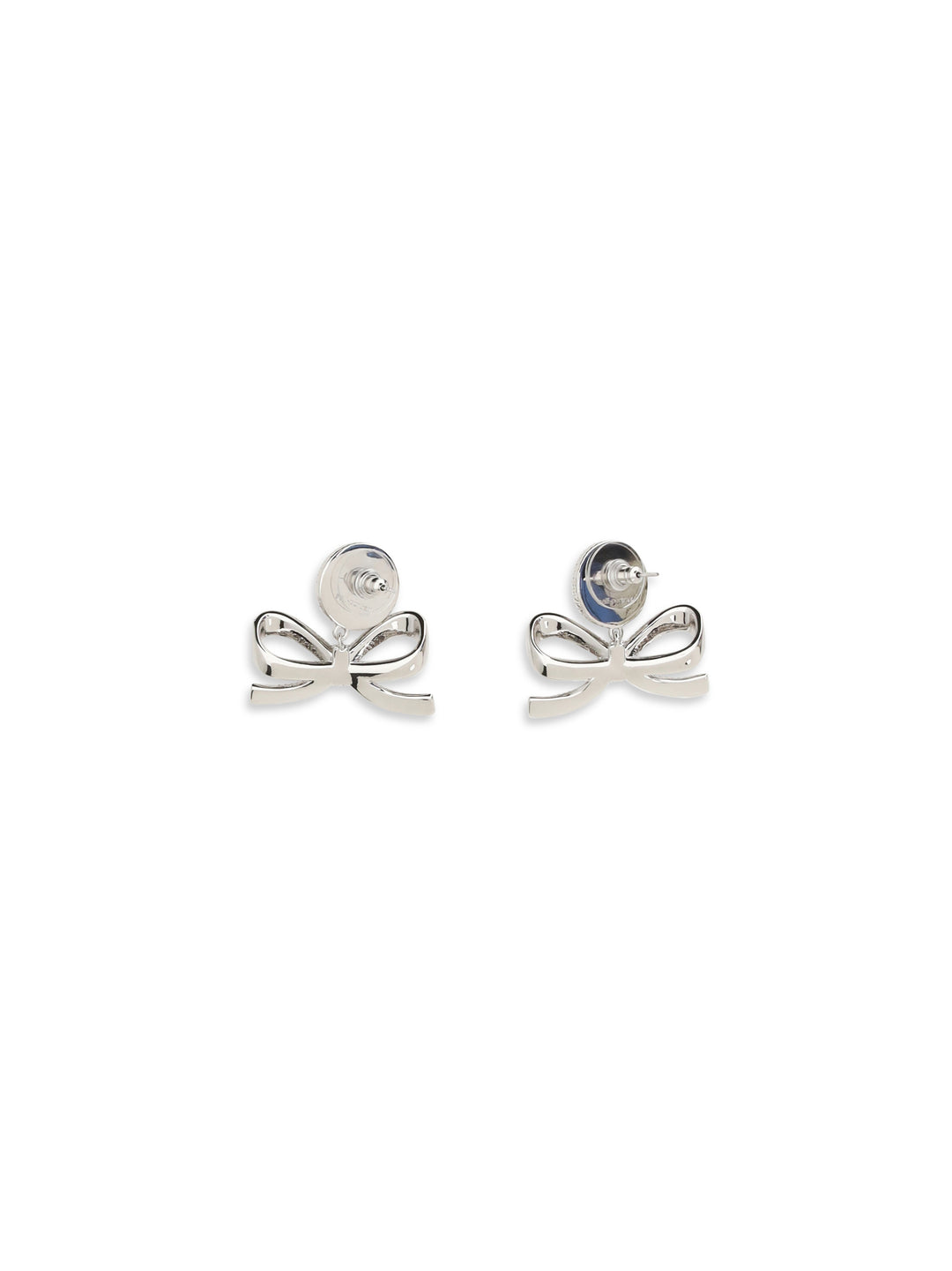 Pearl bow drop Earrings 2