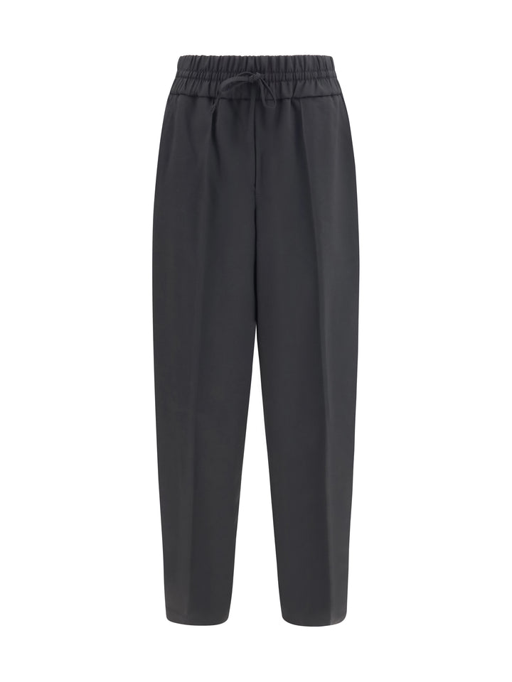 Wool Pants with elasticated waist 1