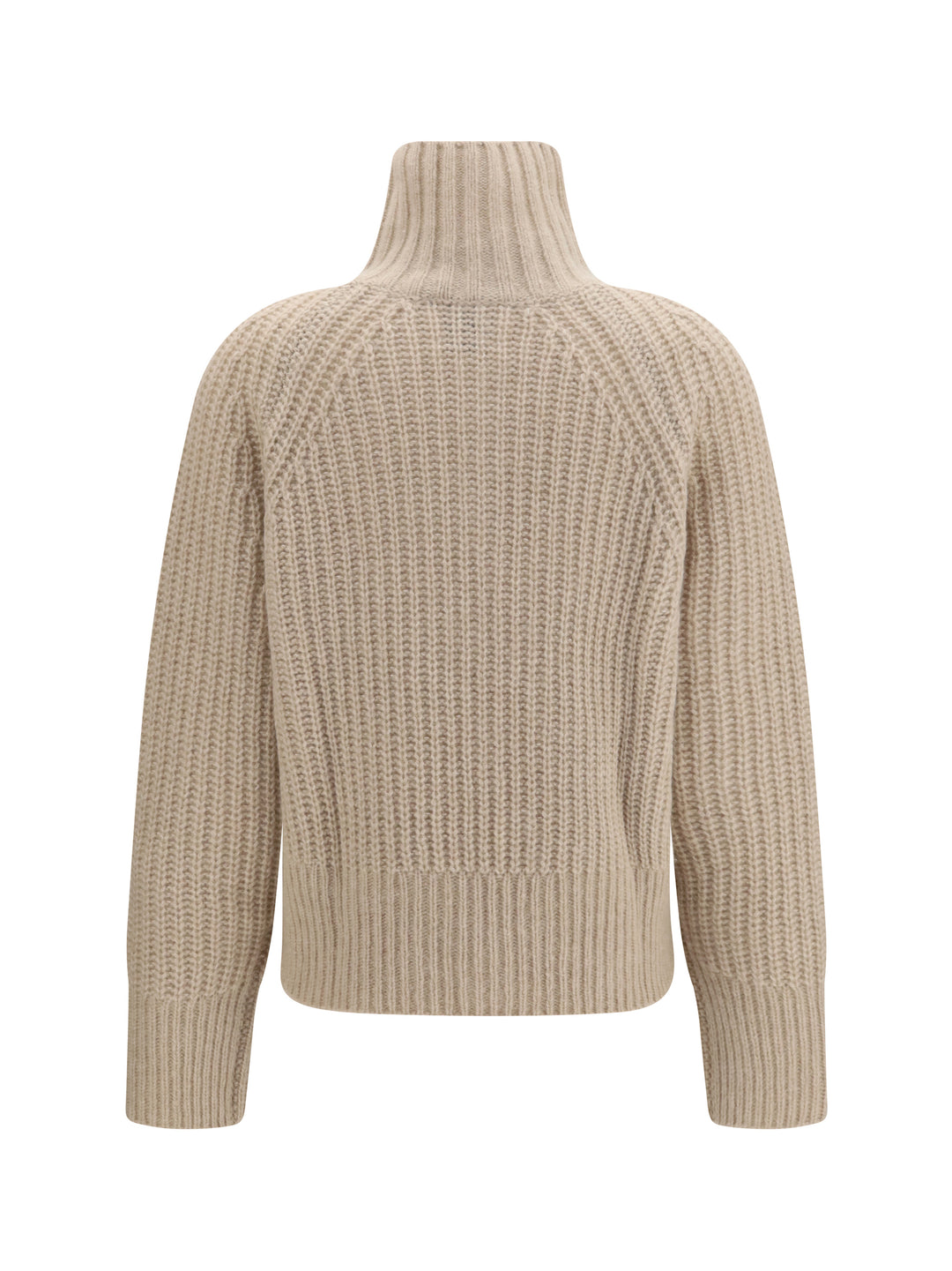 Ribbed Troyer Sweater with zip 2