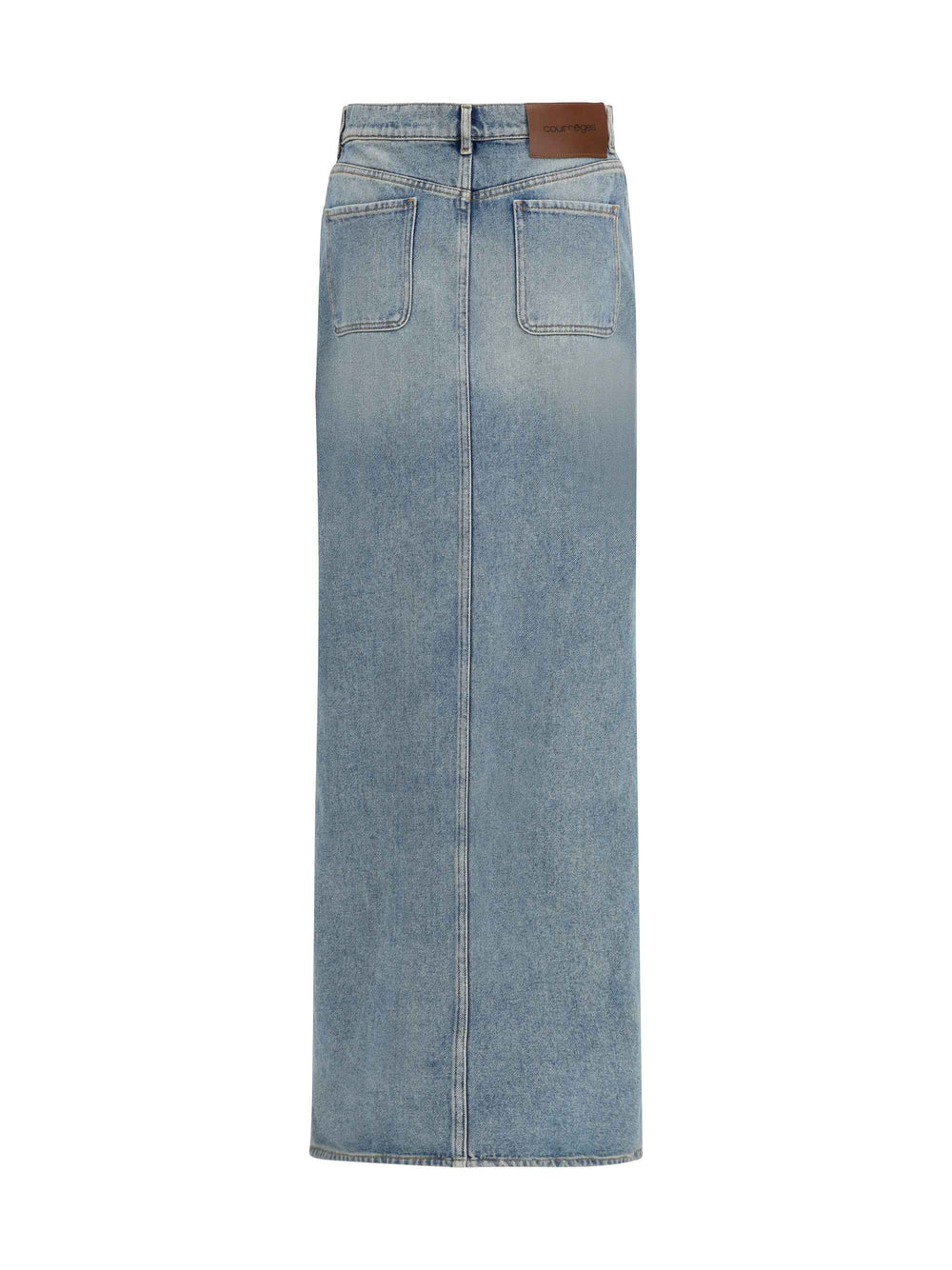 Denim circle Skirt