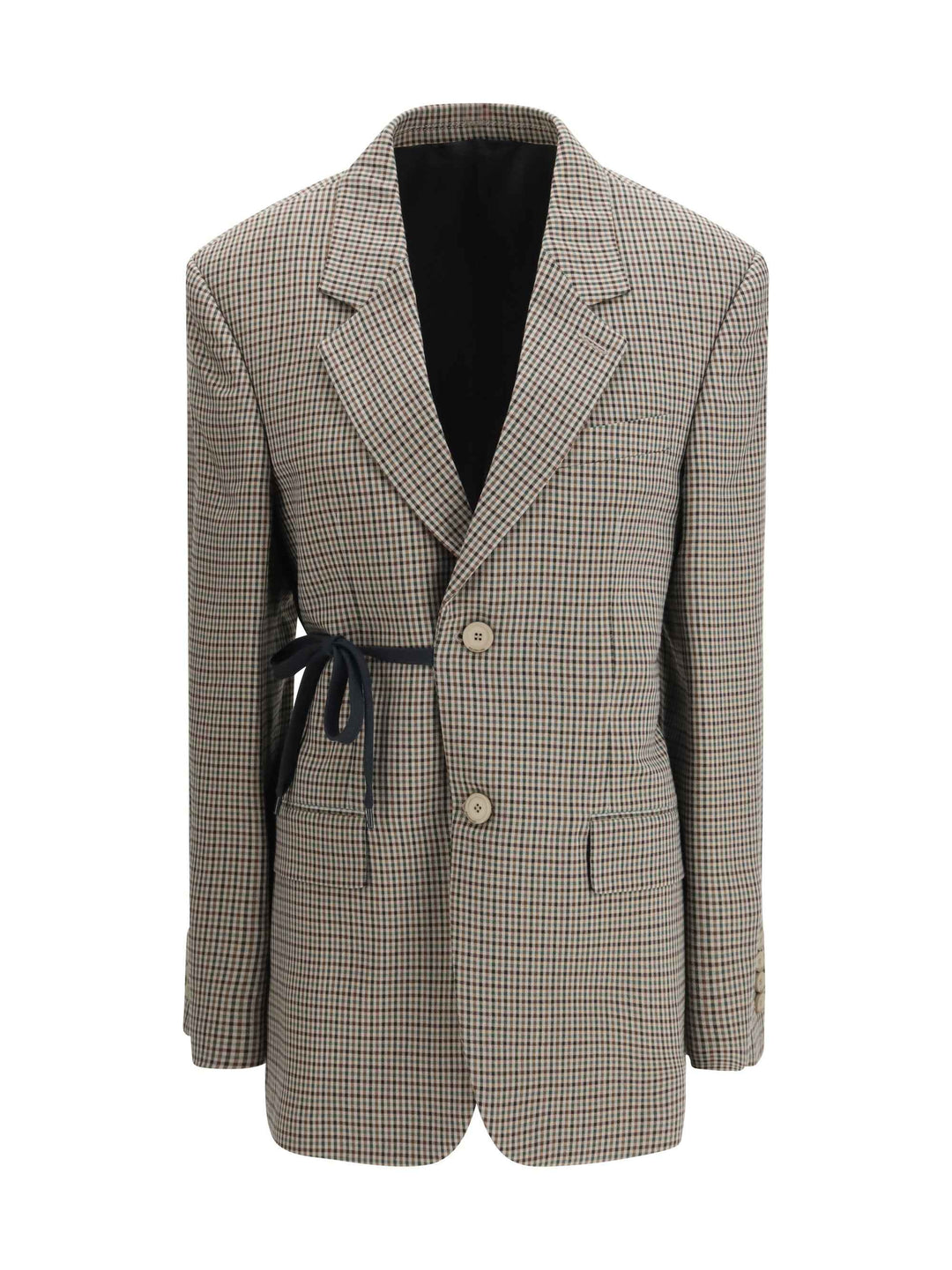 Single-breasted Vichy Jacket